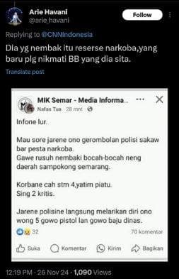 Pesan Misterius ,Polisi Tembak Siswa Smk Di Semarang
