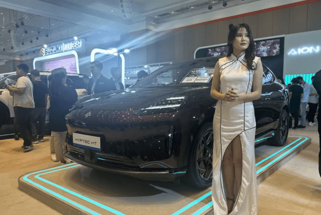 Di GIIAS Bandung 2024, AION Pamerkan Mobil Listrik Andalan