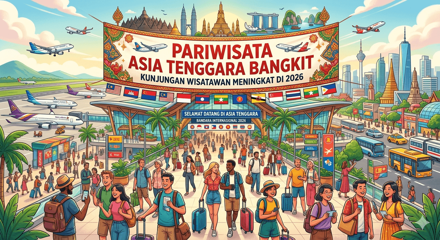Pariwisata Asia Tenggara Bangkit, Kunjungan Wisatawan Meningkat di 2026